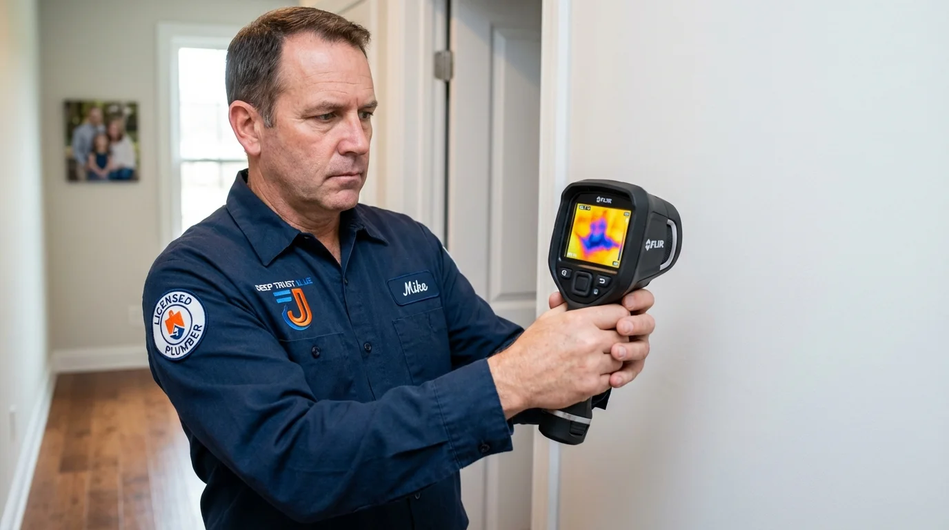 Thermal imaging leak detection by Johns Plumbing LLC in Mount Sterling